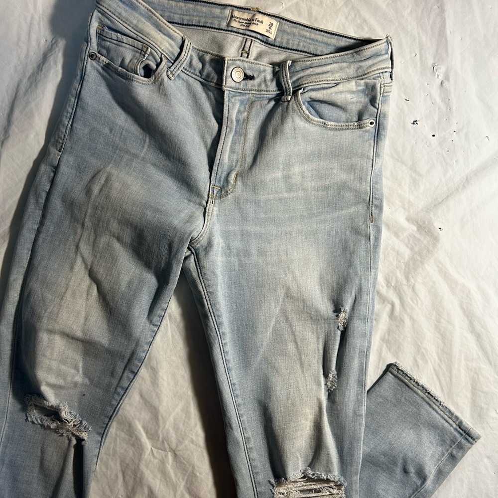 Abercrombie & Fitch Light Blue Denim Jeans